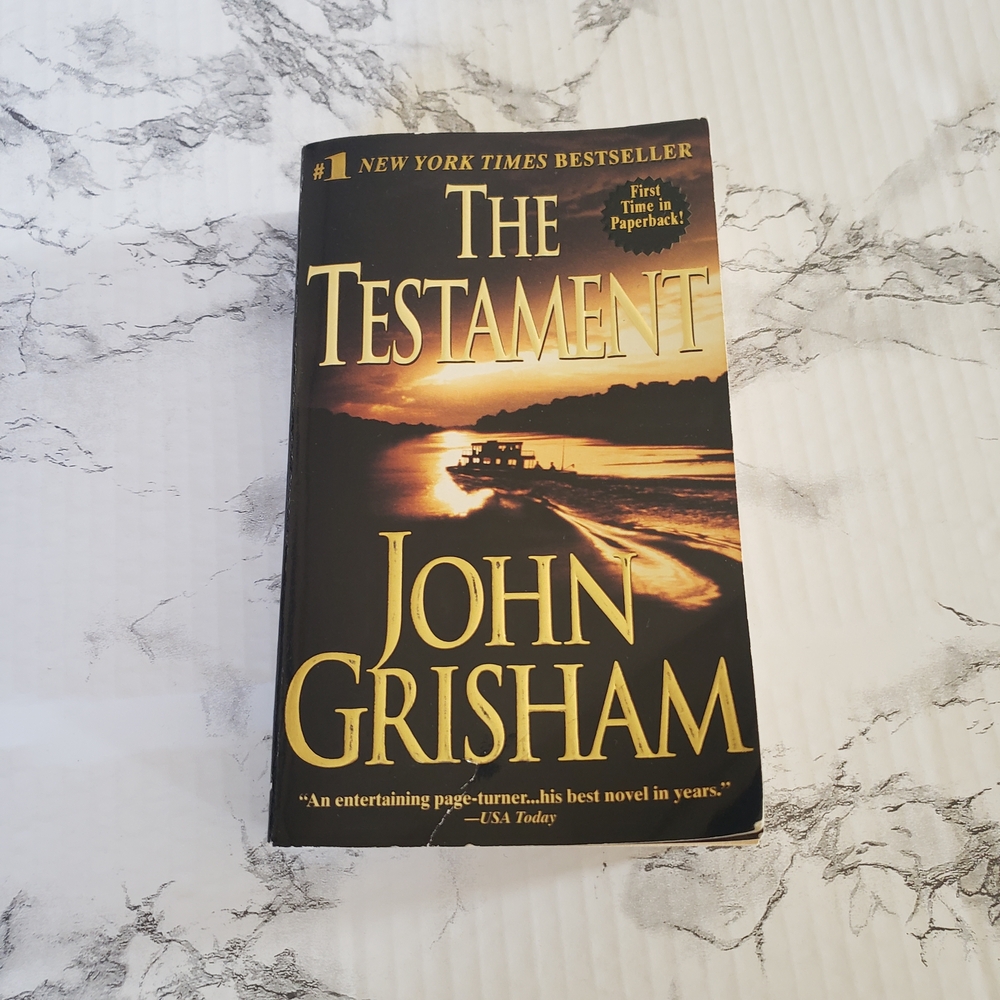 Source Unknown John Grisham The Testament -‎ Black and Gold Paperback